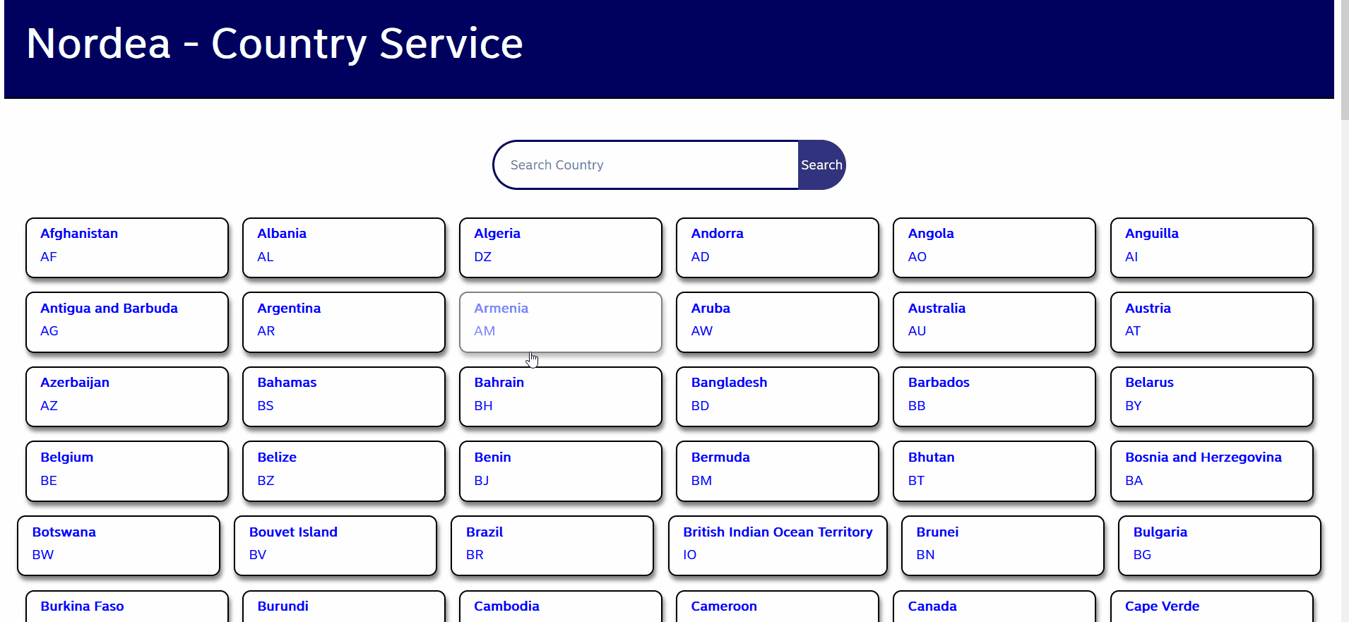 Nordea microservice!